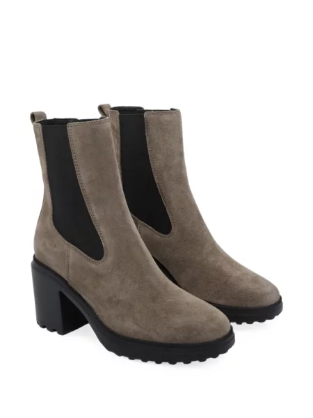 Botine chelsea Hogan din piele de căprioară maro