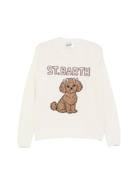 Sweter Mc2 Saint Barth biały