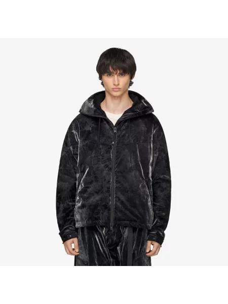 Jachetă Marble Windbreaker Black M negru