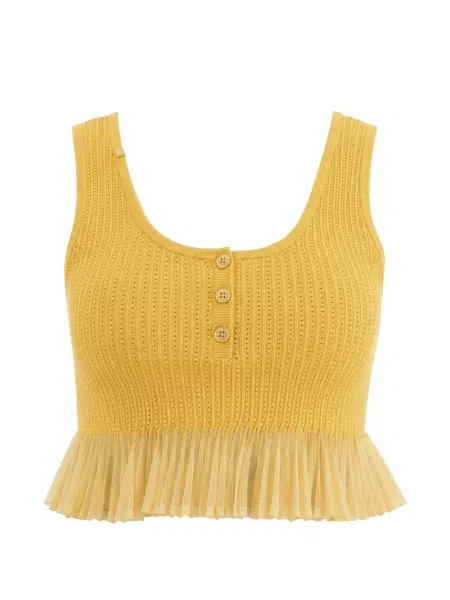 Top Elisabetta Franchi galben
