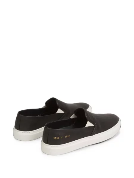 Chiloți Common Projects din piele slip-on negru