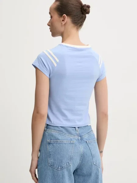 Guess Jeans Krótka Koszulka blau niebieska