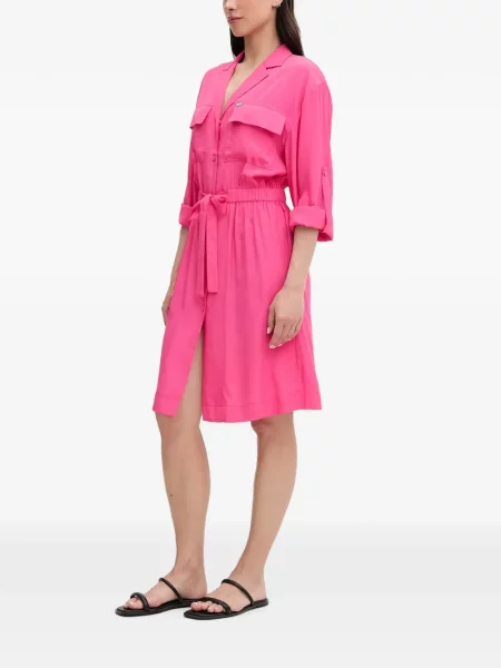 Cu centură rochie mini Liu Jo roz