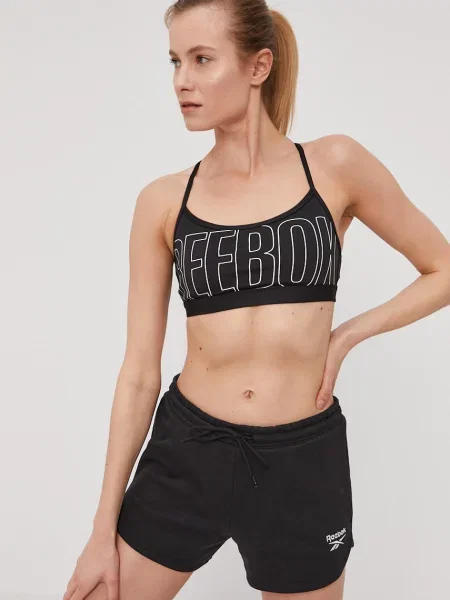 Športová podprsenka Reebok čierna
