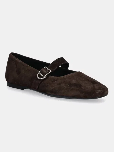 Vagabond Shoemakers balerini din piele întoarsă JOLIN maro