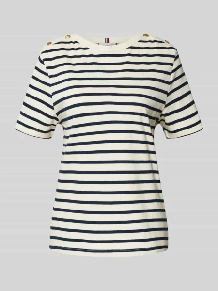 Tommy Hilfiger Bluzka Écru niebieska