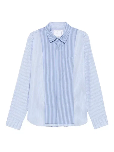 Риза Sacai синьо