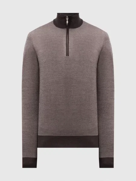 Джемпер з вовни шовку і кашеміру Doriani Cashmere коричневий