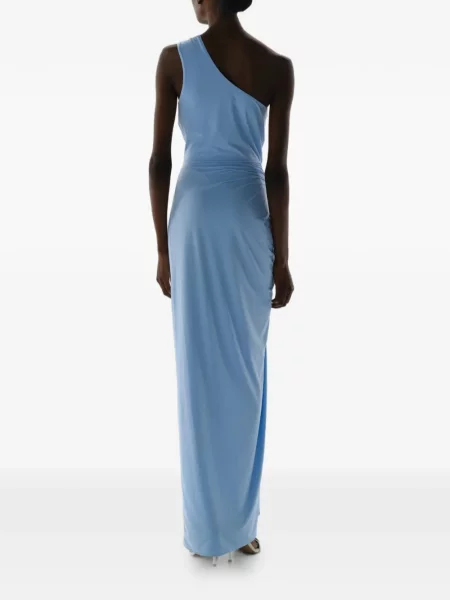 Rochie maxi Baobab cu un umăr gol albastru