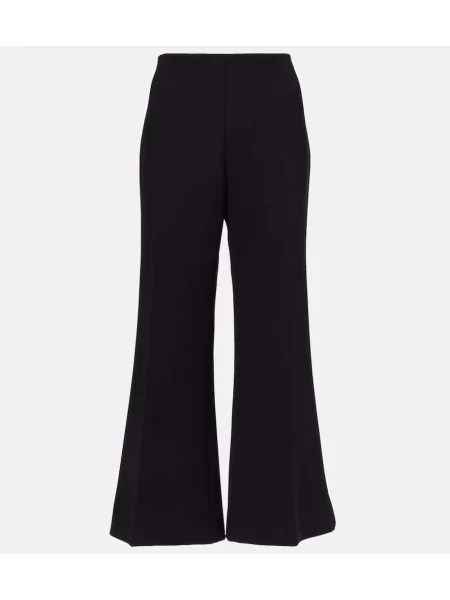 Pantaloni Khaite din canvas negru