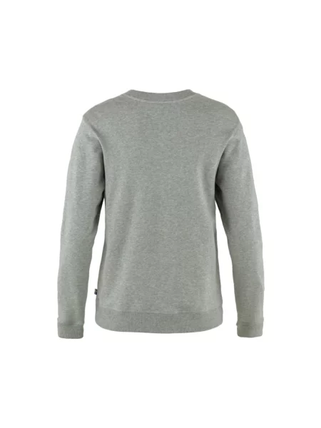 Bluza Fjällräven z logo w kolorze melanż szara