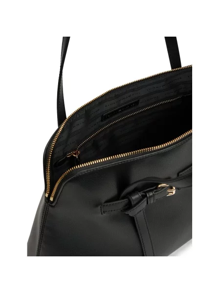 Kabelka Tommy Hilfiger Th Buckle Tote čierna