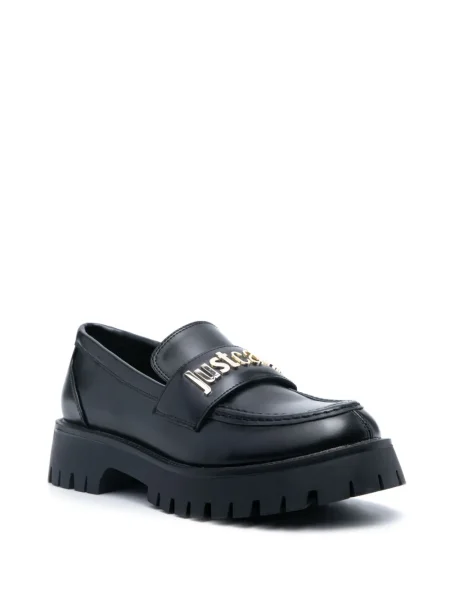 Pantofi loafer Just Cavalli negru
