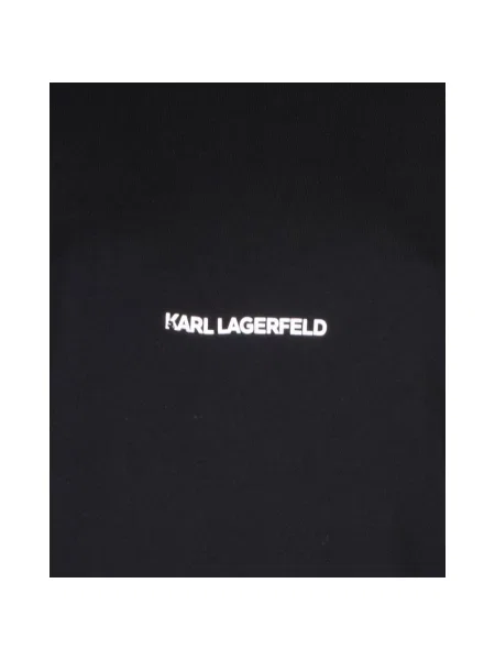 Bluza Karl Lagerfeld z logo czarna