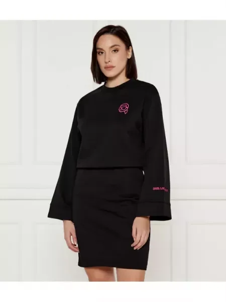 Karl Lagerfeld Rochie ikonik jelly negru