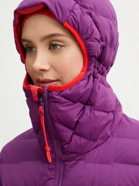 Пуховик Haglofs фиолетовый