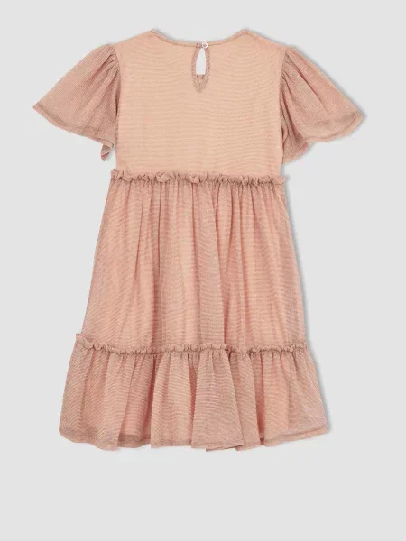 Rochie mini copii Defacto maro