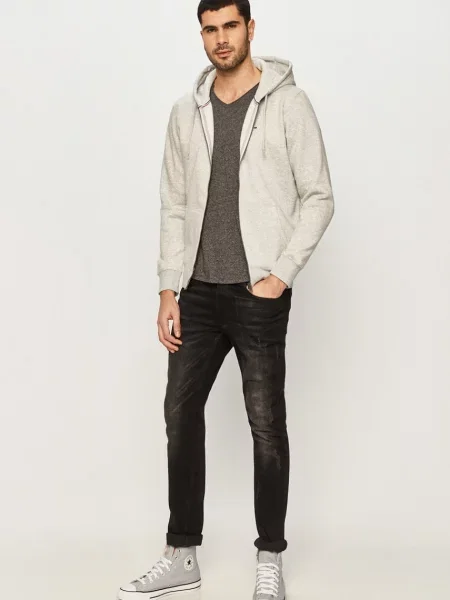 Tommy Jeans Tričko šedé