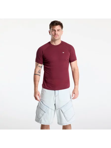 Tricou adidas Premium Cali T-Shirt Shadow Red S bordo
