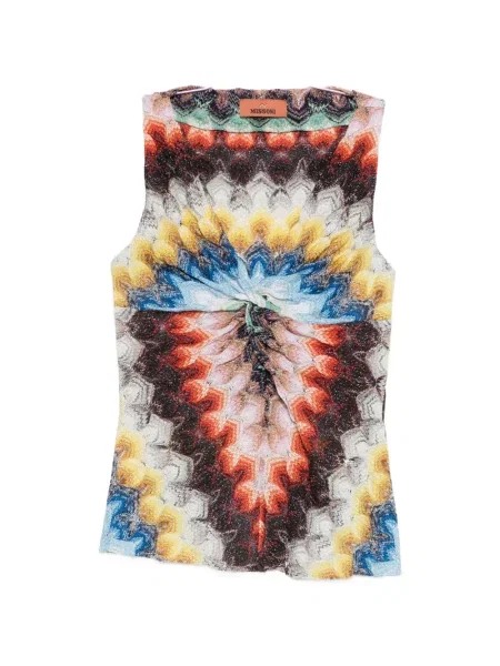 Top Missoni roșu