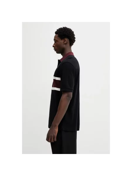 Koszulka polo Fred Perry czarna