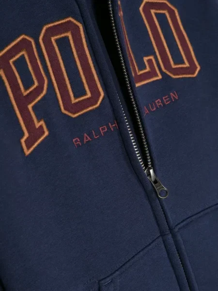 Hanorac cu glugă copii Polo Ralph Lauren albastru