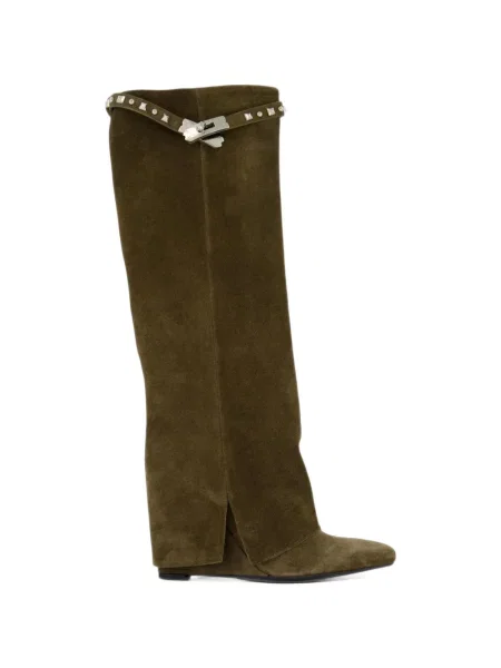 Botine Gibaldi cu pană cu tepi verde