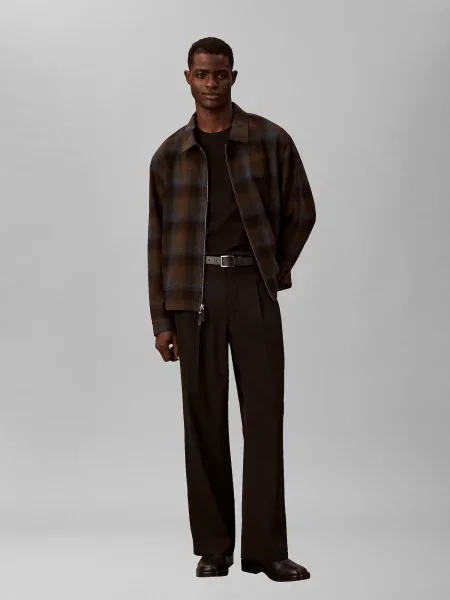 Calvin Klein Prehodna jakna / rjava / temno rjava modra