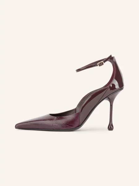 Jimmy Choo Lodičky Quinci 95 tmavě červená