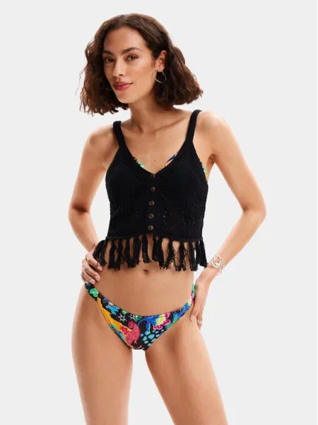 Desigual Top Madagascar negru