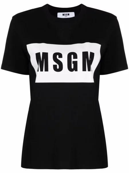 Tricou Msgm cu imagine negru