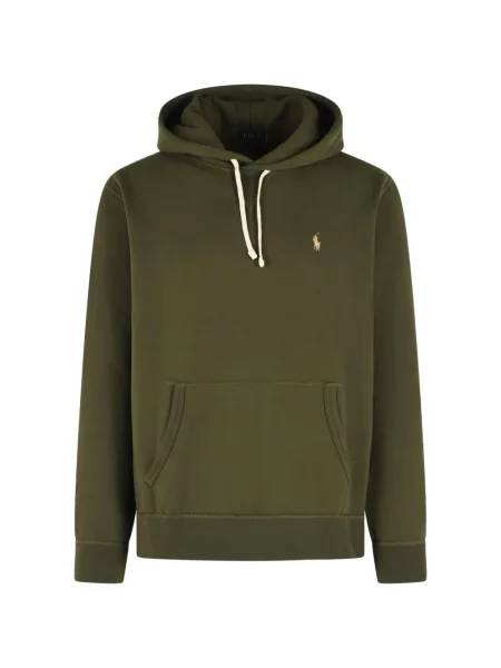 Hanorac cu glugă Polo Ralph Lauren cu broderie verde