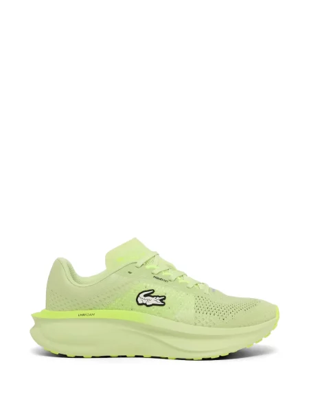 Sneakerși Lacoste alergare cu autograf verde