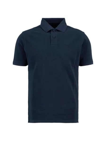 Polokošeľa Barbour modrá