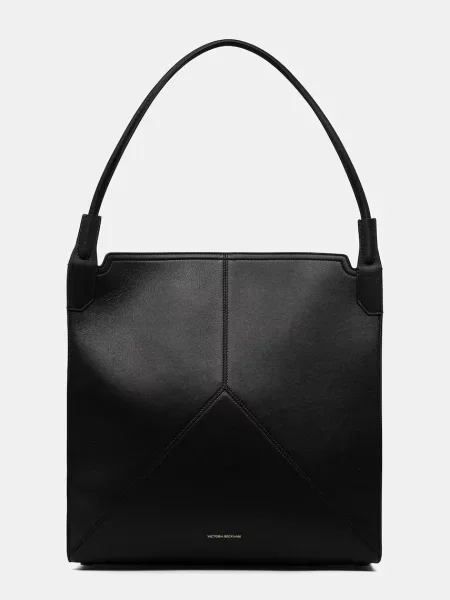 Shopperka Victoria Beckham skórzana czarna