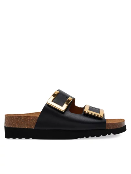 Natikači Scholl Mules Black Monterey 2 Straps Ad črna