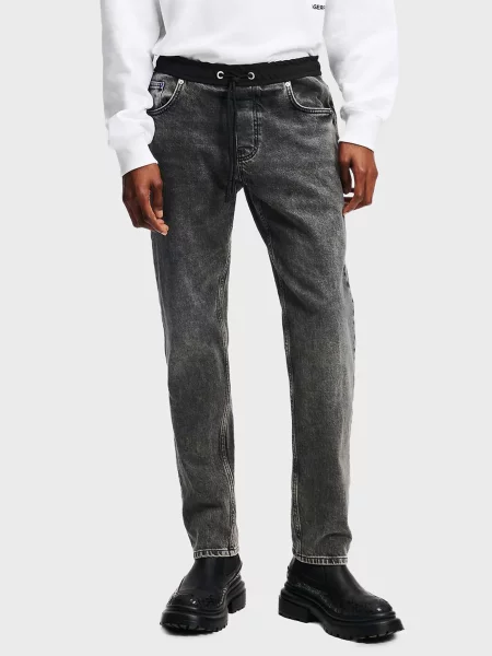 Прямі джинси Karl Lagerfeld Jeans бавовна/еластан чорний