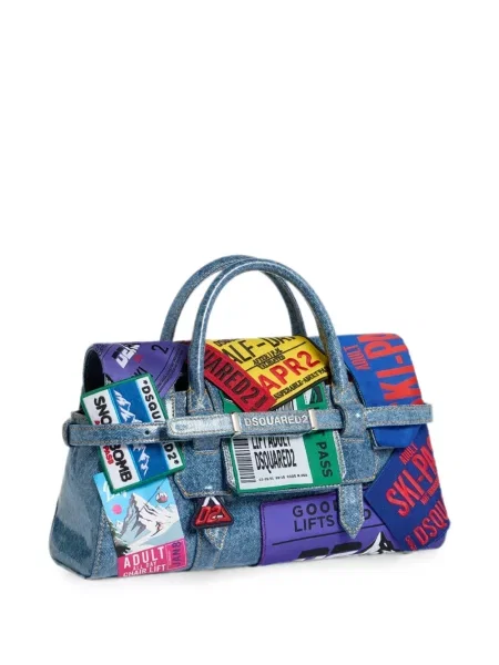 Geantă shopper Dsquared2 albastru