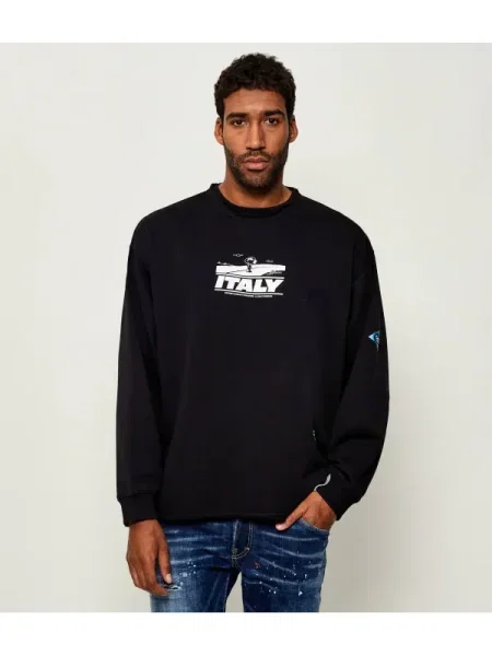 Iceberg Hanorac ICE ICEBERG X PEANUTS | Relaxed fit negru