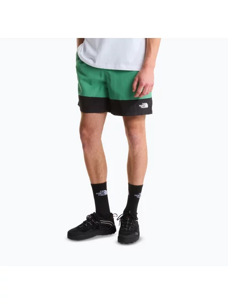 Pantaloni scurți de trekking pentru bărbați The North Face Leynar dimmed algae/tnf black negru