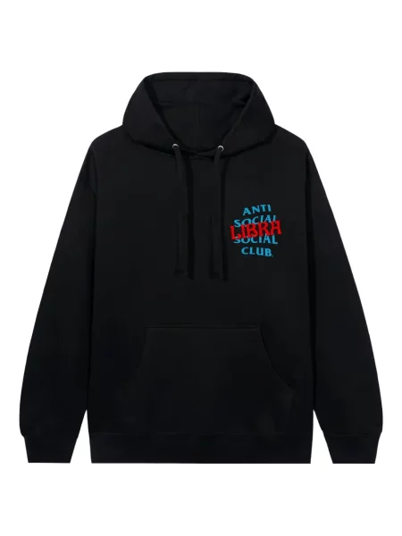 Hanorac cu glugă Anti Social Social Club negru