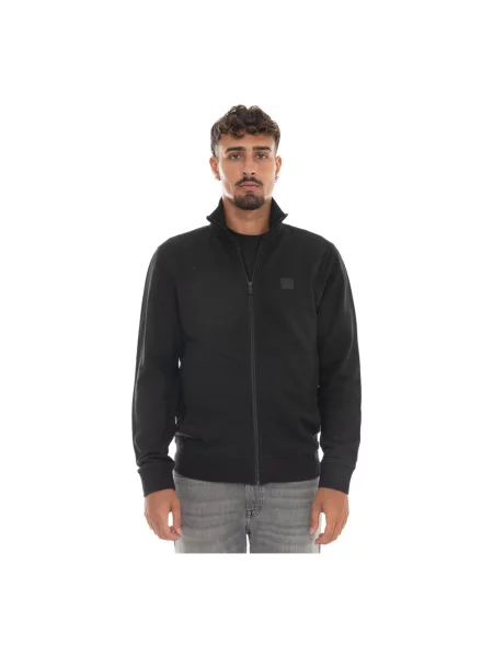 Bluza rozpinana Boss czarna