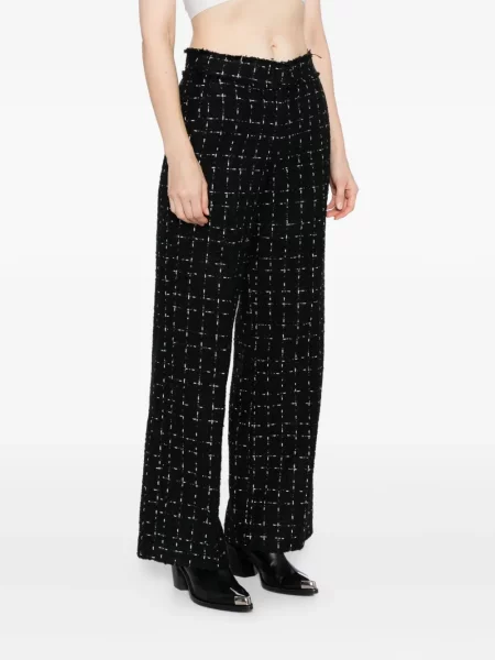 Pantaloni Karl Lagerfeld cu imagine negru