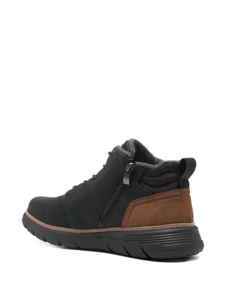 Botine Bugatti cu șireturi din dantelă negru