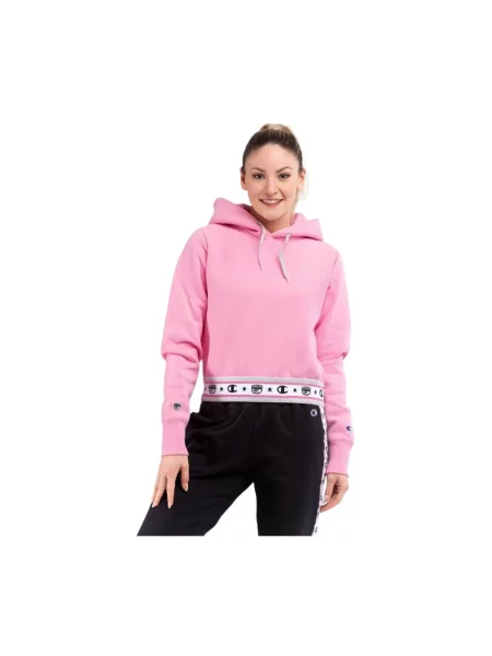 Bluza z kapturem Champion z kapturem różowa