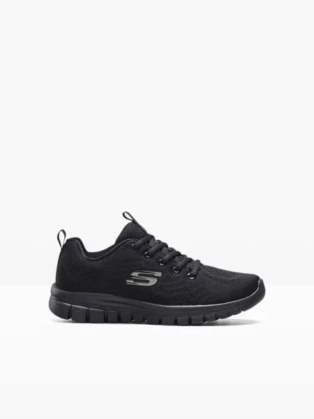Sneakersy marki Skechers z pianką memory czarne