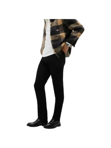 Tommy Jeans rifle slim fit pánske čierna