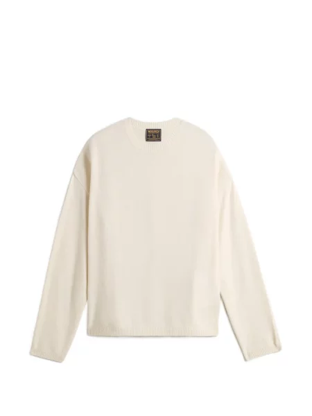 Pulover Woolrich cu decolteu rotund