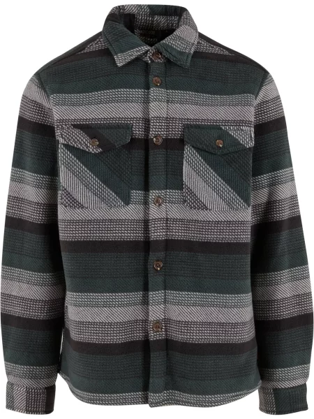 INDICODE JEANS Prechodná bunda Late sivá / jedľová čierna