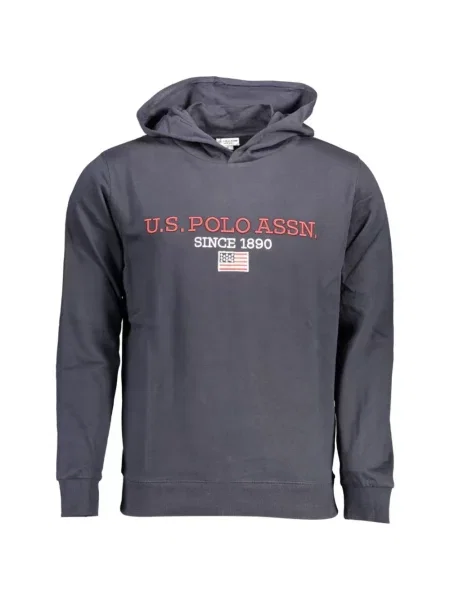 Hanorac cu glugă U.s. Polo Assn. cu broderie gri